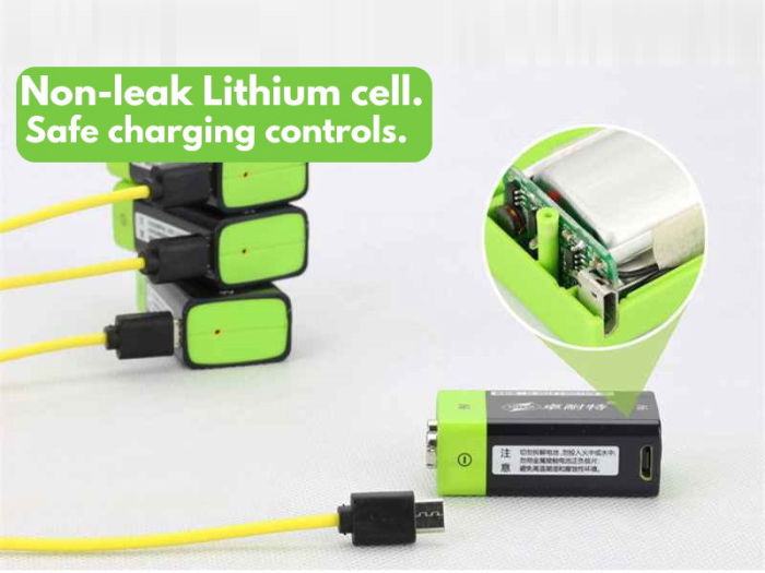 the best rechgargeable battery USB. Safe.  Lithium